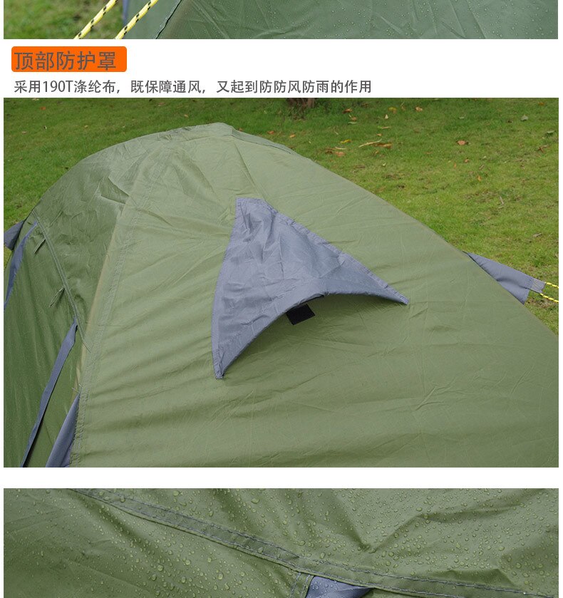 Cheap Goat Tents Outdoor Tent Double Layer Anti UV Camp Tent Waterproof Beach Awning Shelter Park Picnic Fish Tent Travel Hike Anti Mosquito Tent Tents 